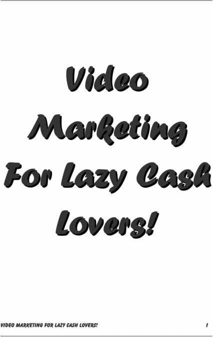 Product picture Video Marketing for Lazy